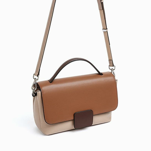 Genuine leather crossbody bag women shoulder handbag