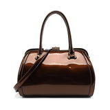 Marcele Patent Satchel Handbag