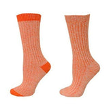 Outdoor Boot Hiking Marled Twisted Cotton 2 Pair Pack Socks W33