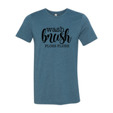 Wash Brush Floss Flush Shirt