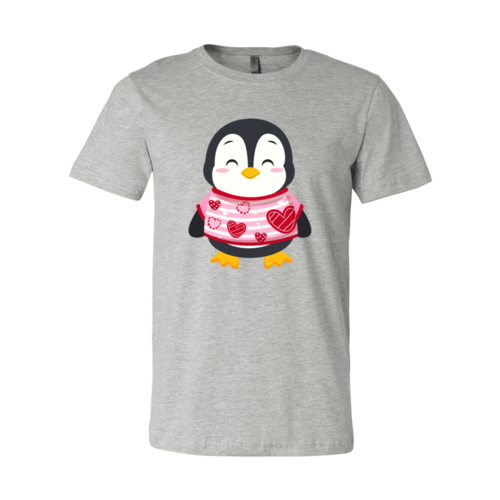 VAL0119 Valentines Penguin Shirt