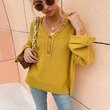 Long Sleeve Knitted Sweater Pullover Jumper