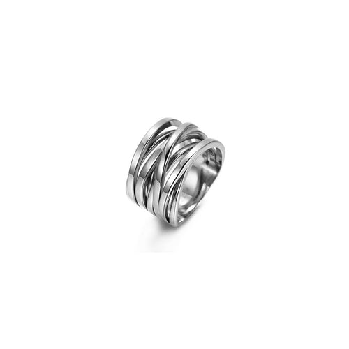 Engravable Silver Statement Ring