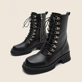 Women's Short Boots Thick And Thin Motorcycle Shoes