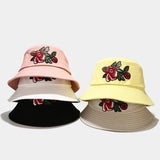 Fashion Cotton Embroidery Bucket Hat