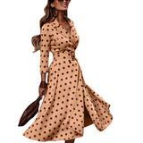 Womens Polka Dot Dresses,50s Style Short Sleeves Rockabilly Vintage