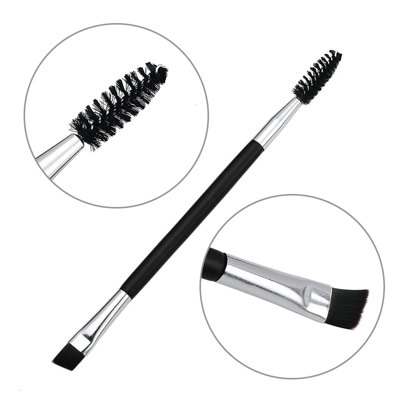 Professional Double Eyebrow Brush+Eyebrow Comb