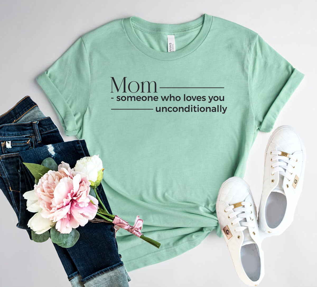 Mom Someone Who Loves Unconditionally Shirt