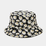 Daisies Buckets Hat Women Flower Beach Panama Hats