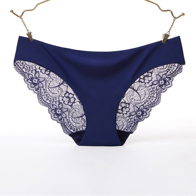 Sexy Lace Women Underwear Transparent Panties Seamless Briefs Lingerie