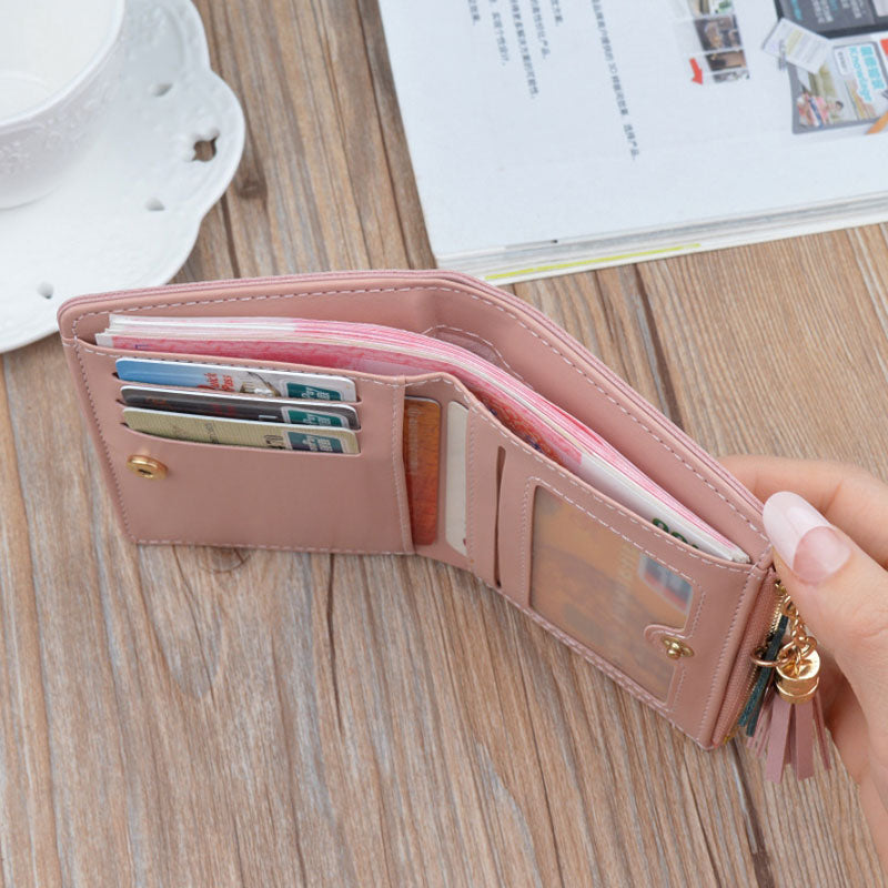 Geometric Women Cute Pink Wallets
