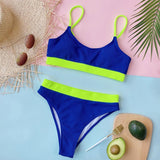 Sexy Push Up Micro Bikinis Solid Color Bikini Pad Swimwear