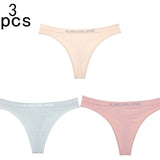 3PCS/Set Sexy Thongs Underwear For Woman