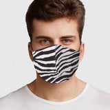 Zebra Print Face Cover